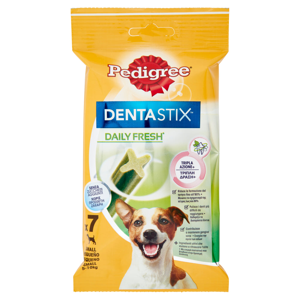 Pedigree Dentastix Fresh Small 7pz – Cani di Taglia 5-10kg Pedigree Dentastix Fresh Small 7pz – Cani di Taglia 5-10kg
